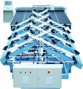 SY-4028全自動(dòng)雙翻單工位玻璃切割流水線